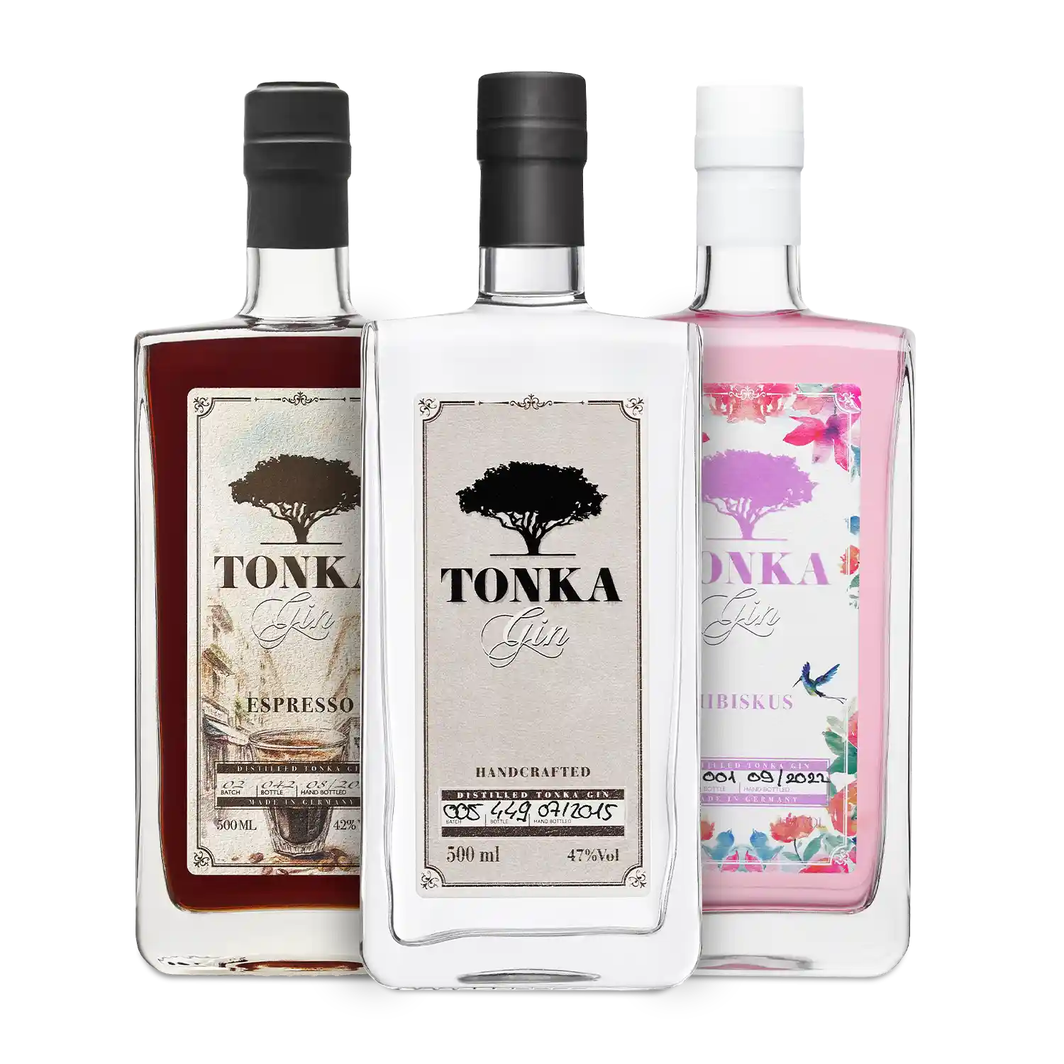 Tonka Gin United-Bundle Das perfekte Spirituosenliebhaber Geschenk – | Gin-Liebhaber